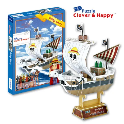 Candice guo 3D головоломка DIY игрушка бумажная модель здания ребенок собрать аниме один