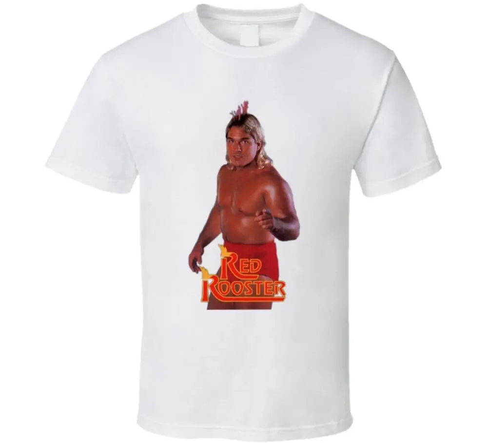 Фото Red Rooster WWF Retro Wrestling T Shirt 2018 New Pure Cotton Short Sleeves Hip Hop Fashion Mens T-Shirt Мужская одежда Red Rooster WWF Retro Wrestling T Shirt 2018 New Pure Cotton Short Sleeves Hip Hop Fashion Mens T-Shirt Мужская одежда