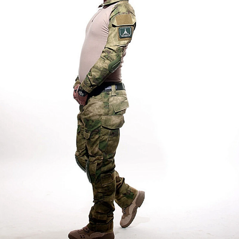 Уличная одежда для охоты тактическая боевая униформа камуфляжный костюм брюки и