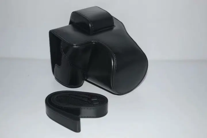 Черный/коричневый/кофе сумка для цифровой камеры чехол кожаный Canon EF M5 M50 с