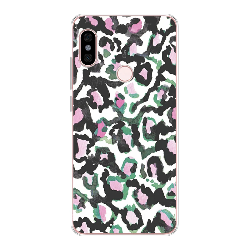 Модный чехол из ТПУ с изображением Пантеры и Тигра леопарда для телефона redmi4A 4X 5 5a