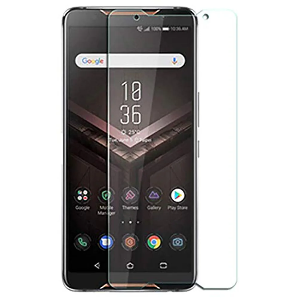 2.5D с уровнем твердости 9H закаленное стекло округлыми рамками Asus Rog Phone ZS600KL HD Экран