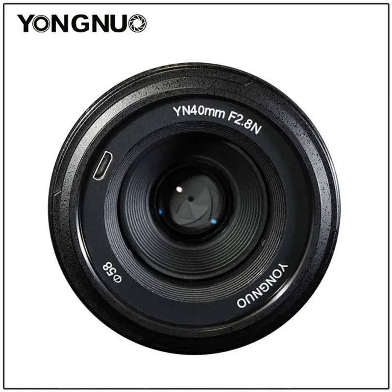 

YONGNUO 40MM YN40mm F2.8 Lens Light-weight Standard Prime Lens For Nikon d5300 d3400 d7200 d3100 d3200 d5100 DSLR Cameras