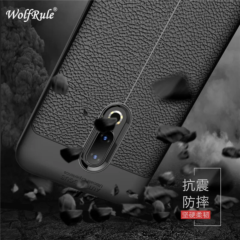 Чехол WolfRule Meizu 16 противоударный Роскошный кожаный чехол из ТПУ для 16th Phone Fundas Shell 6 0