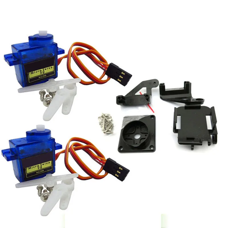 2 шт. 9G SG90 сервомотор + 1 FPV выделенный нейлон PTZ для комплекта arduino|sg90 servo motor|servo motorsg90