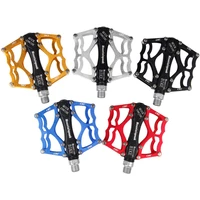 hot sale bicycle pedal bearing mtb 3 styles hollow ultralight bike pedals aluminum alloy high quality mountain bike pedals