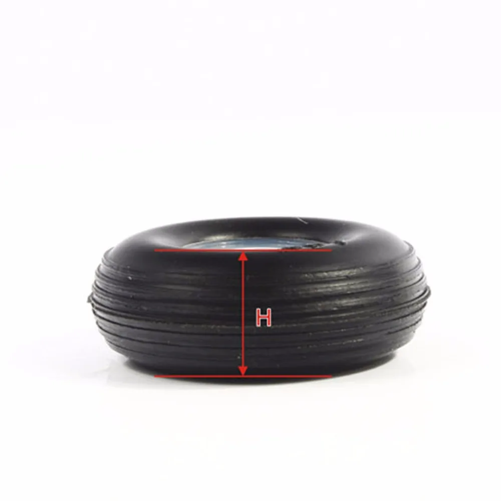 Цельнокроеное платье Самолет RC аксессуар PU колеса с Пластик Hub 3 25 дюймов D82.55 x 4 H30
