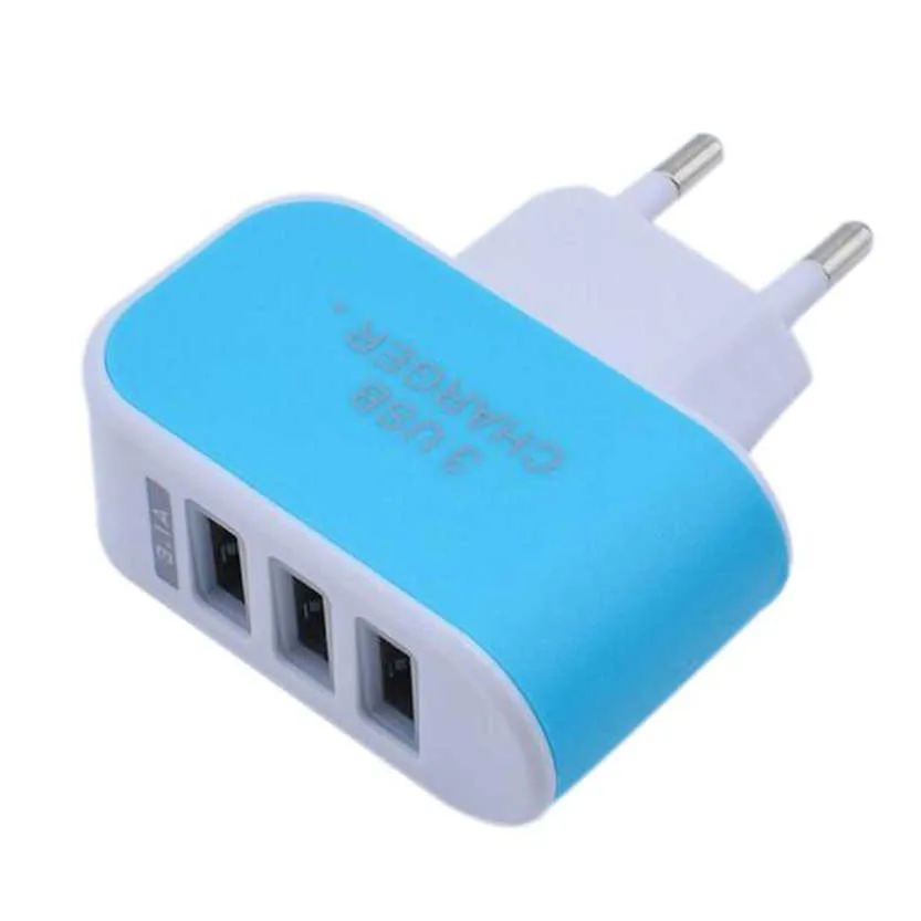 Универсальное сетевое зарядное устройство с 3 USB-портами | Мобильные телефоны и