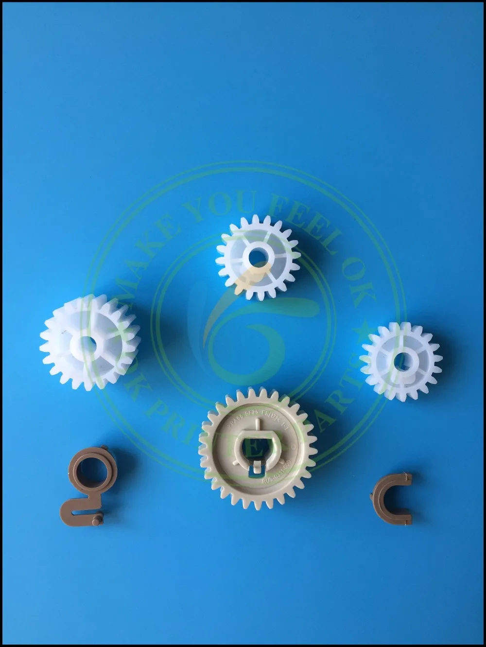 

Q5956-67940 RC1-3610 RC1-3609 RU5-0331 RU5-0377 RU5-0378 RU5-0379 Fuser Drive Gear Repair Kit Wheel for HP 2400 2410 2420 2430