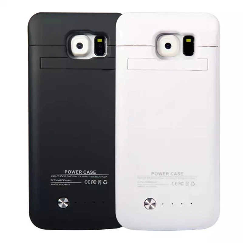 Внешнее зарядное устройство 4200 мАч чехол для внешнего аккумулятора Samsung Galaxy S6