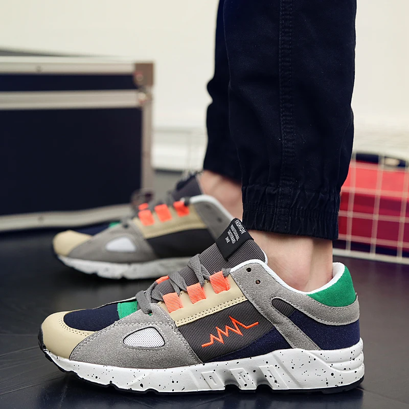 Новинка 2017 года сезон весна осень мужские и женские кроссовки спортивные дышащие