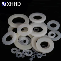 white nylon flat washer plastic insulation plated flat spacer seals gasket ring m2 m2 5 m3 m4 m5 m6 m8 m10 m12 m14 m16 m18 m20