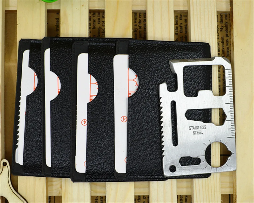 11 Functions in 1 Survival Card Knife Pocket Saber for Outdoor Camping | Инструменты
