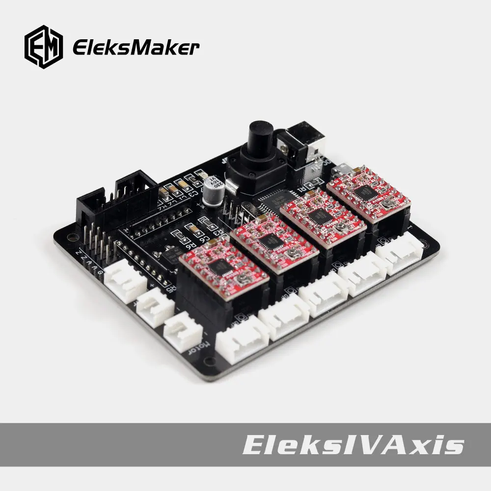 EleksMaker EleksIVAxis 4 оси шаговые двигатели Драйвер плате контроллера для DIY лазерный