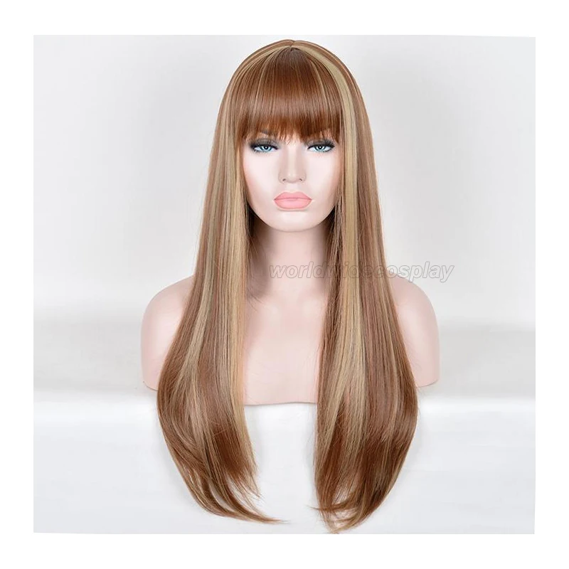 

Golden Cosplay Long Wig Free Shipping for Halloween and Christmas