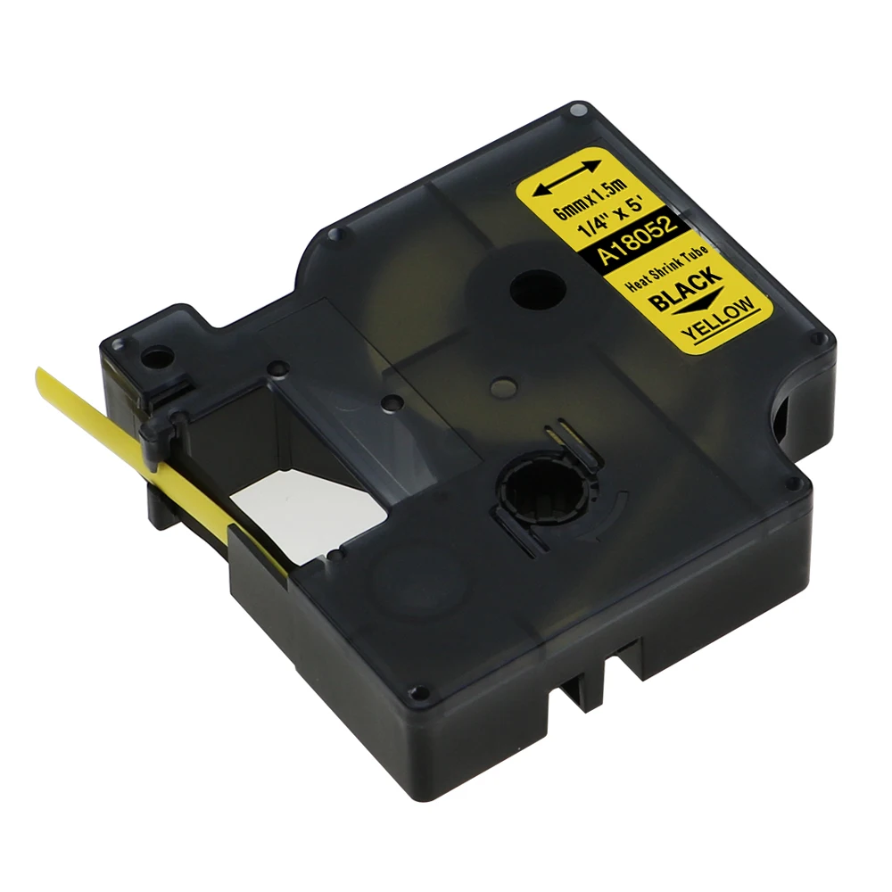 10 упаковок 18052 совместимых с промышленными термоусадочными трубками DYMO 6 мм