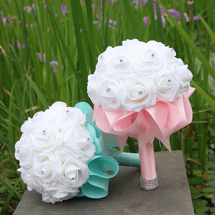 Wedding bouquets Bridal accessories supplies ornaments Flower girl Party | Дом и сад