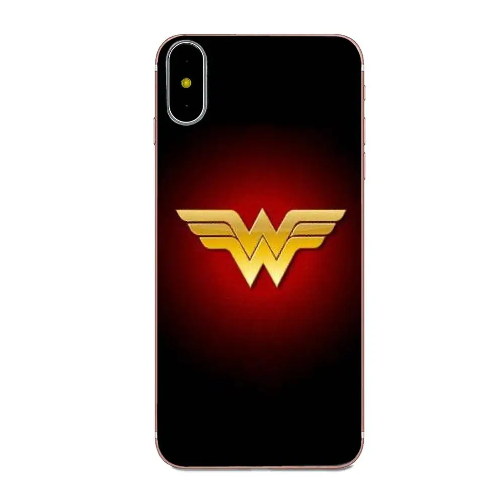 Dc Wonder Woman для Apple iPhone 4 4s 5 5C 5S SE 6 6 S 7 8 Plus X XS Max XR модный дизайн кожи тонкий ПК сотовый Чехол