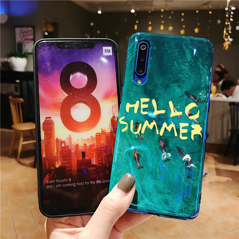 Роскошный чехол LANCHE Blu-Ray для телефона Xiaomi Redmi note 7 Pro мягкий силиконовый xiaomi mi 8 9 SE mi9