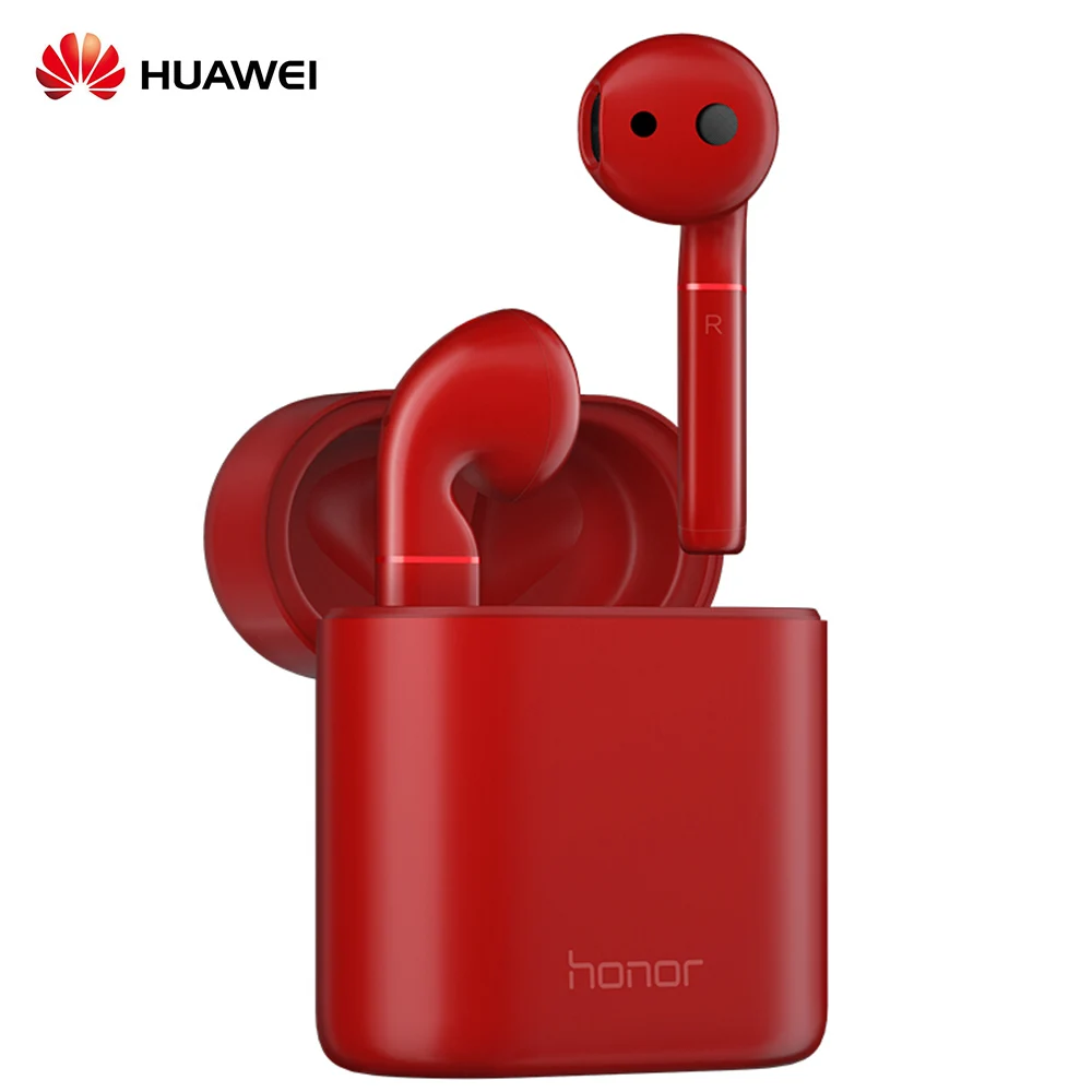 Huawei Honor Flypods беспроводные Bluetooth наушники Hi-Fi наушники аудио водонепроницаемый IP54 управление беспроводным зарядным устройством с микрофоном