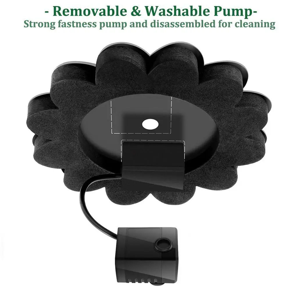 1.4W 6V Solar Water Pump Floating Panel Pool Solar Power Fountain Garden landscape Garden Pond Watering Kit Birdbath Fountain