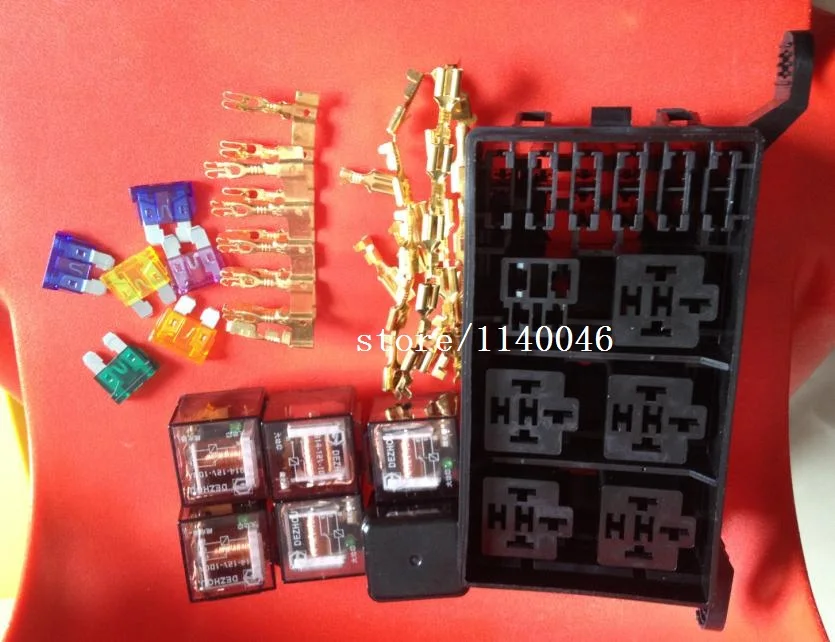 Бесплатная доставка автоматический предохранитель 6 реле держатель 5 Дорога