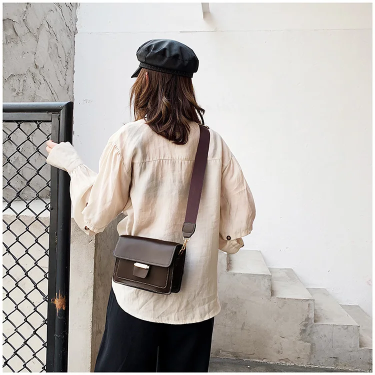

New Fashion Women Shoulder Bag Simple Style Messenger Bags PU Leather Handbag Designer Women Crossbody Bags ZSX140