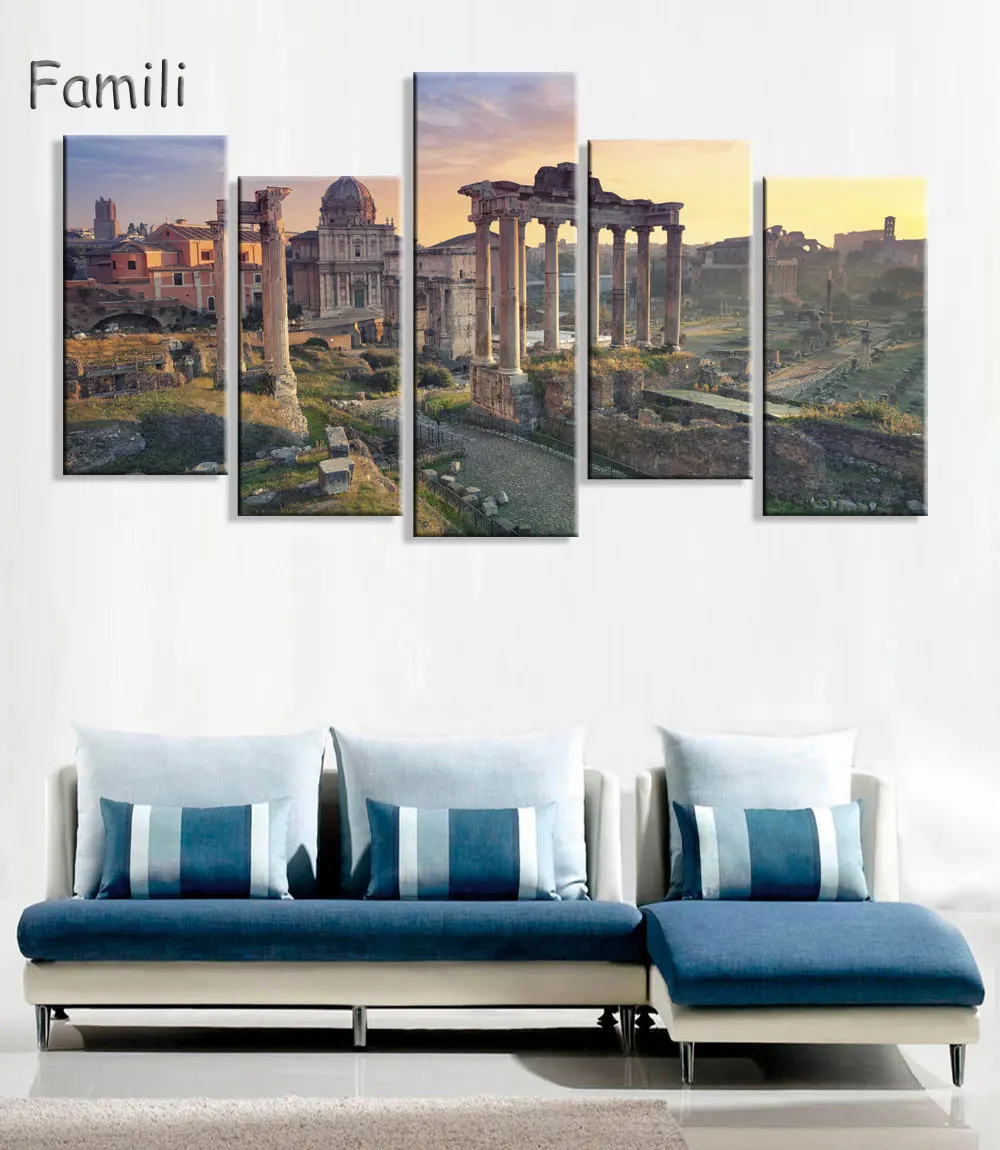 5 шт./компл. Женская печать Италия как озеро вилла хиллад для стен декор комнаты