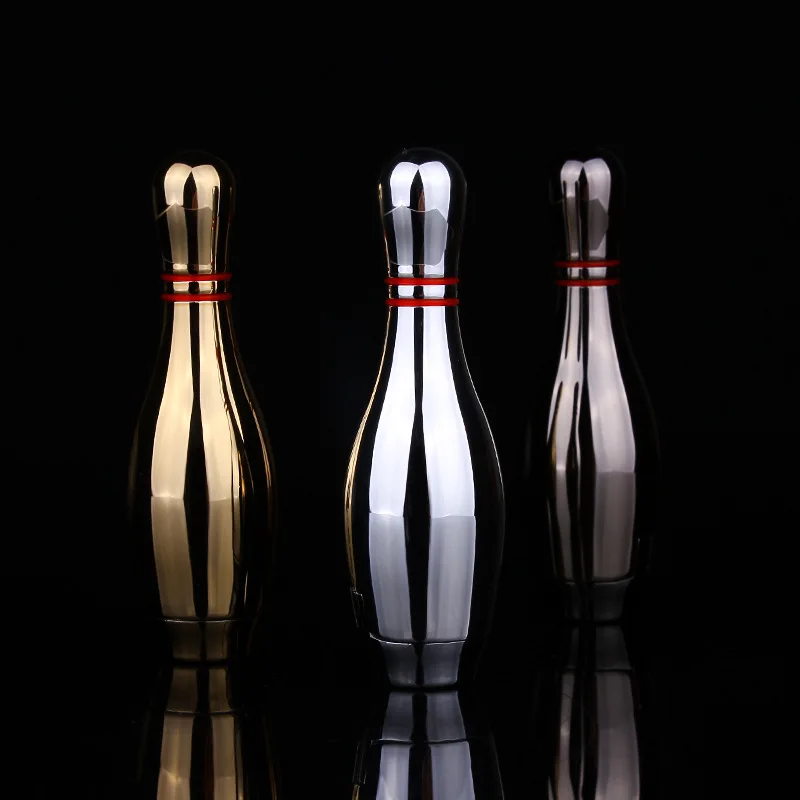 2018 креативная компактная струйная Бутановая бензиновая Зажигалка для боулинга |