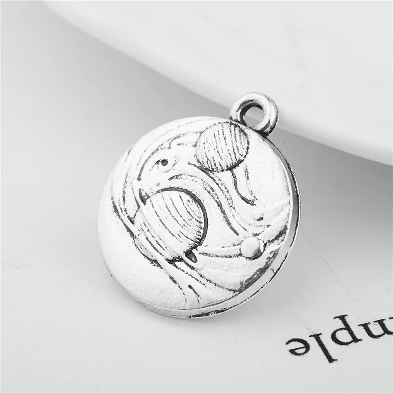 Skyrim DIY Ювелирные изделия фурнитура Аксессуары планеты Подвески посеребренные
