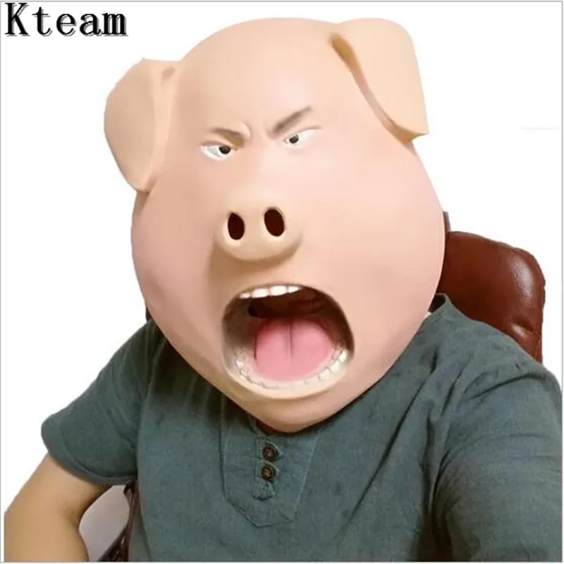 Новинка 2017 Хэллоуин ползучий реквизит в виде животных латексная маска на голову