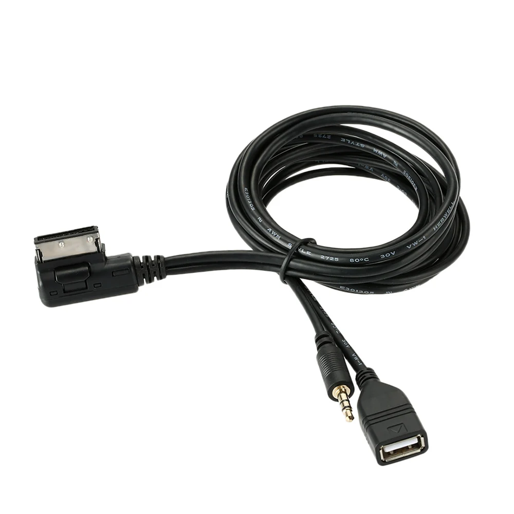 USB зарядное устройство для музыки AMI MMI разъем 3 5 мм мини Aux MP3 кабель VW AUDI S5 Q5 Q7 A3 A4L A5