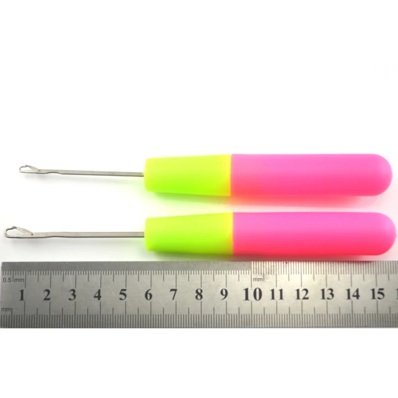 Brand New 2pcs 2 size DIY Hand Tool Handle Crochet Hook Weave Knitting Knit Braid Needle Craft Lock Hair | Дом и сад
