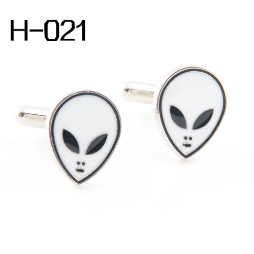 

Men's Accessories Free Shipping:High Quality Cufflinks For Men Superhero 2016Cuff Links Wholesales Alien