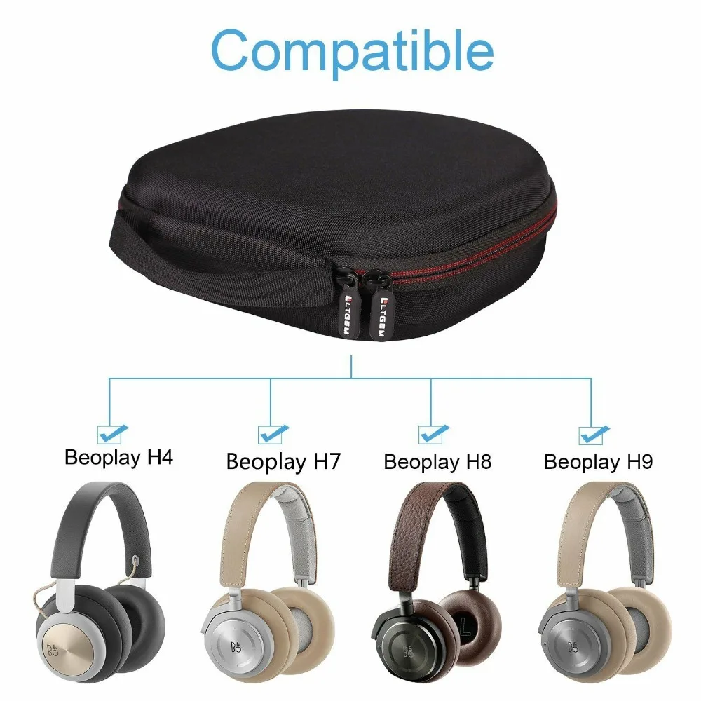 LTGEM EVA чехол для хранения путешествий B & O PLAY by Bang Olufsen Накладные наушники Beoplay H4