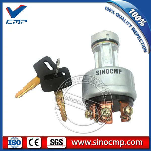 

6-контактный переключатель зажигания SINOCMP 22B-06-11910 для экскаватора Komatsu PC360-7