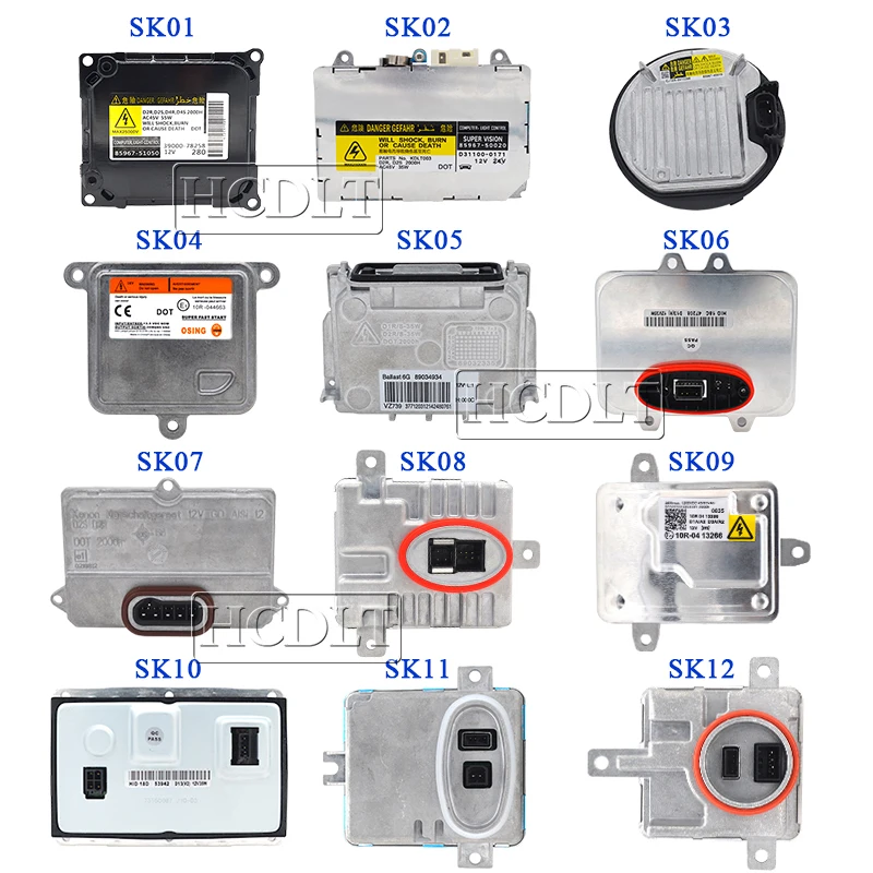 HCDLT вал V3 LAD5G 12Pin OEM ксенон HID балласт блок управления 89030461 для автомобильных фар ксеноновая лампа D1S D1R балласт воспламенитель