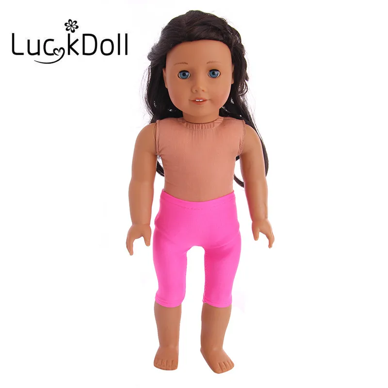 

Укороченные штаны Luckdoll в виде Розы, подходит для американской куклы 18 дюймов, лучший праздничный подарок для детей