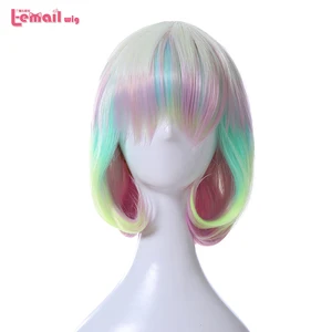 Парик для косплея по электронной почте L-email с блестящими бриллиантами, парик короткий из синтетических волос, термостойкий парик для косплея Houseki no Kuni