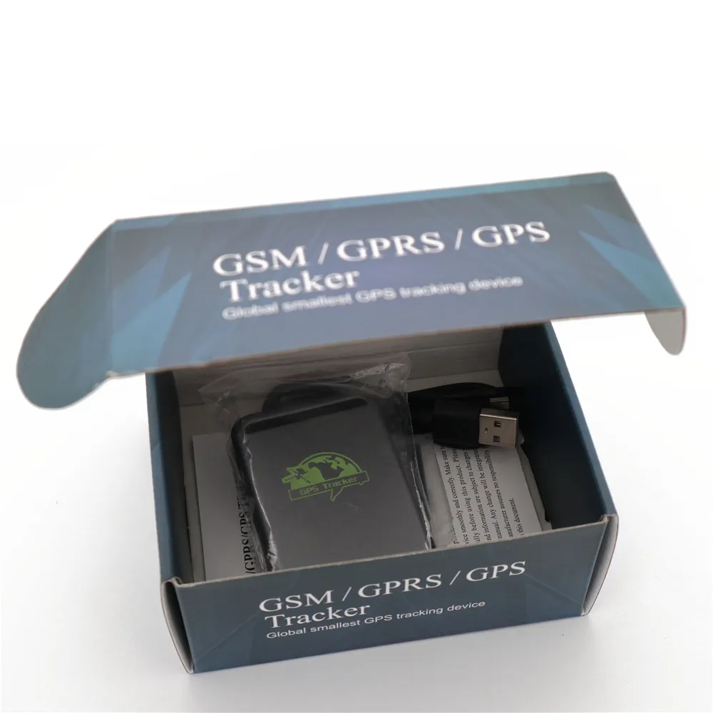 tracker with box Отслеживание в реальном времени GPS/GSM/GPRS Автомобильный gps-трекер TK102 устройство слежения автомобиля в реальном времени местоположение превышение скорости сигнализации tk102b - Цвет: tracker with box