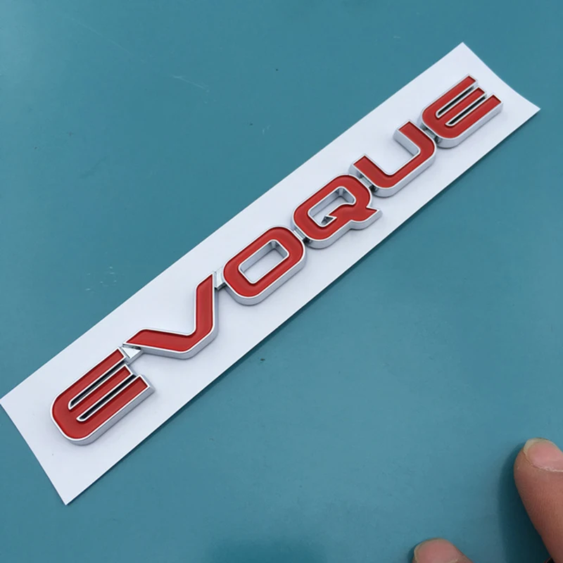EVOQUE буквы эмблема значок стайлинга автомобилей Установка Наклейка на багажник