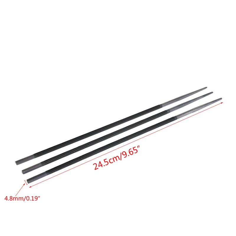 

3x Pro 3/8 "4,8 мм круглая бензопила, пилы, пилы, заточки для деревообработки