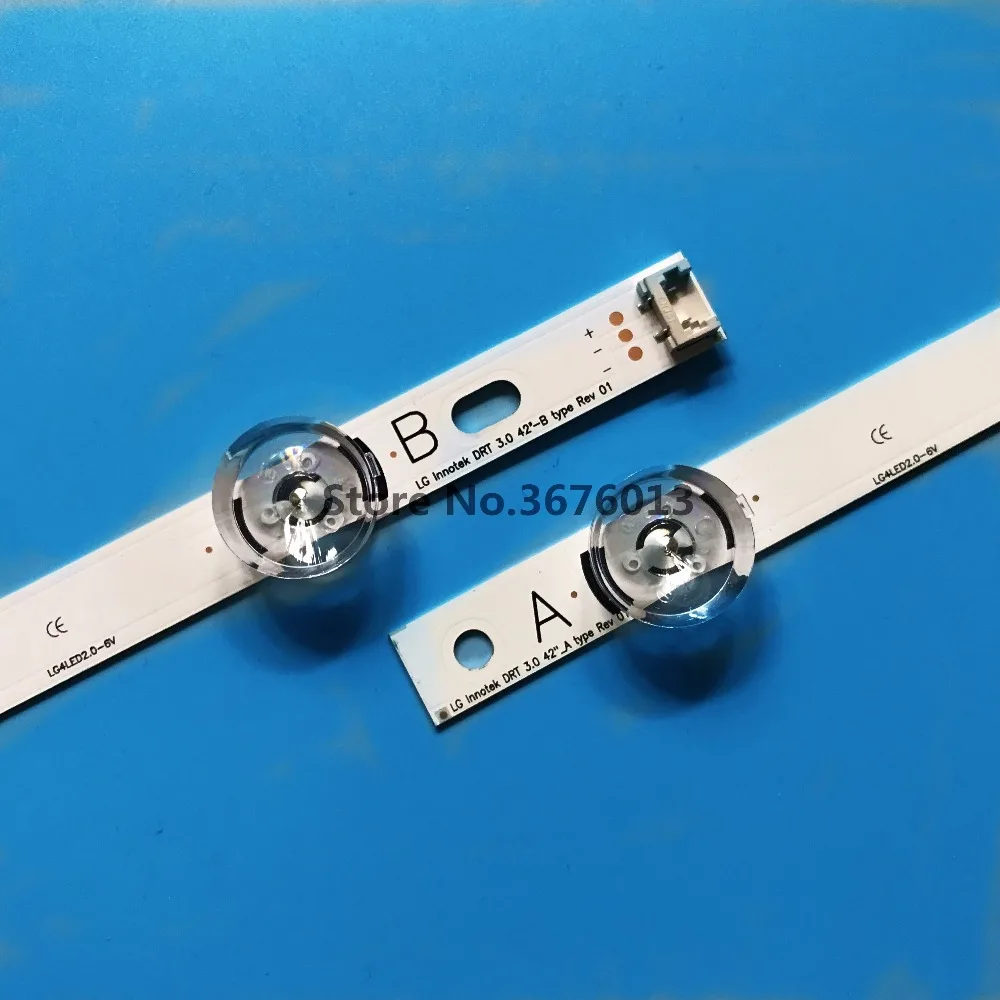 Светодиодный Подсветка полоса 8 светодиодный s для LG 42 дюйма ТВ INNOTEK DRT 3,0 4" 6916L 1709B 1710B 1957E 1956E 6916L-1956A 6916L-1957A