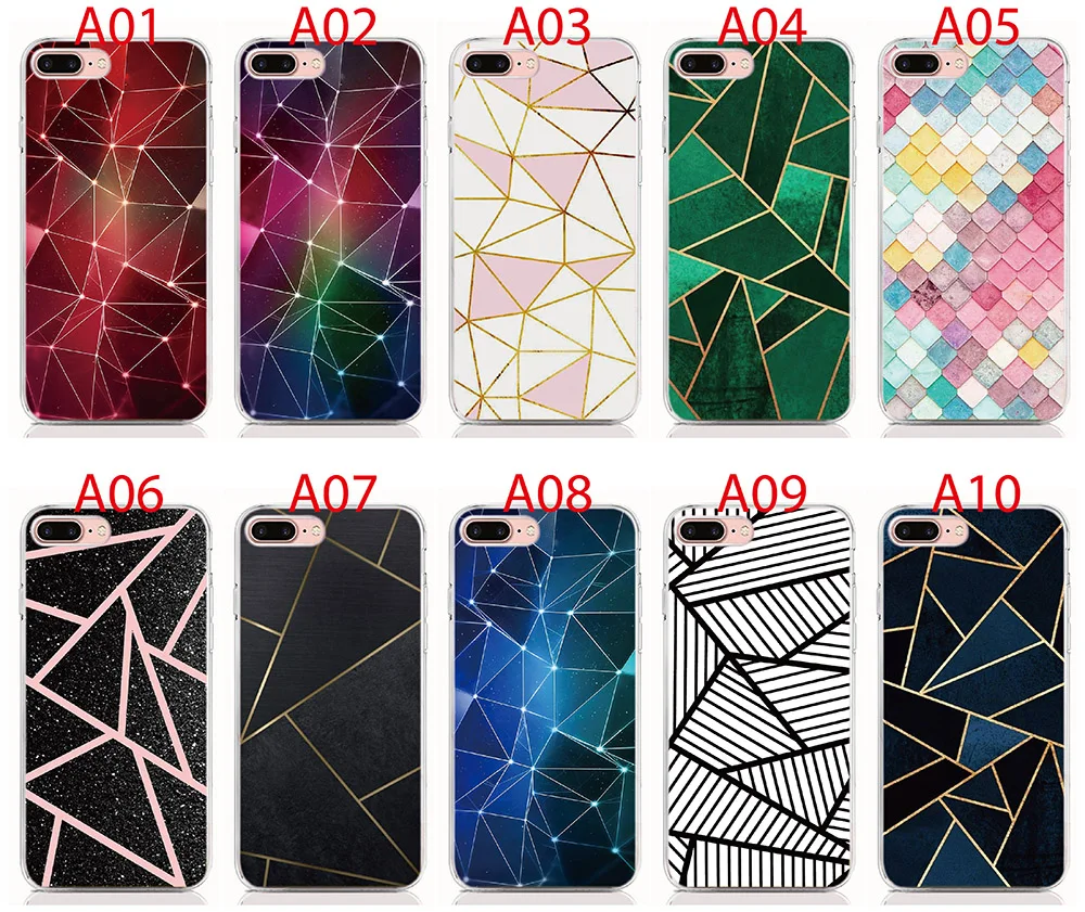 

For ZTE Blade Z Max Pro 2 Z982 X Z965 Z9 Max V8 Lite A330 A530 X3 D2 Case Soft Tpu Geometric picture Back Cover Phone Cases