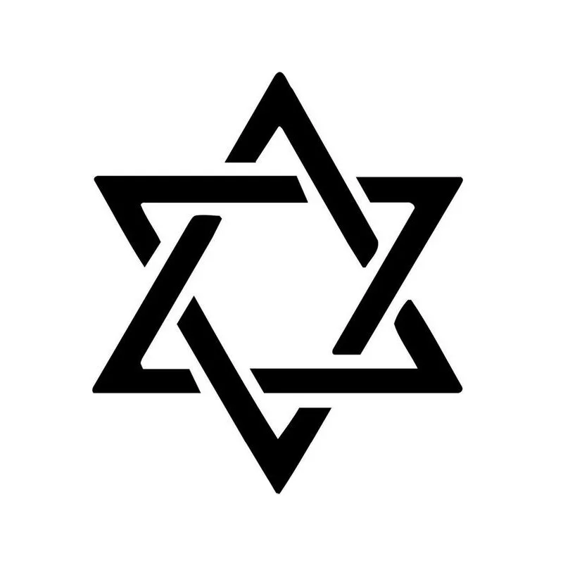 

12,5*11,5 см, стиль God Bless David Shield, наклейки для мотоциклов, черный/серебристый цвет