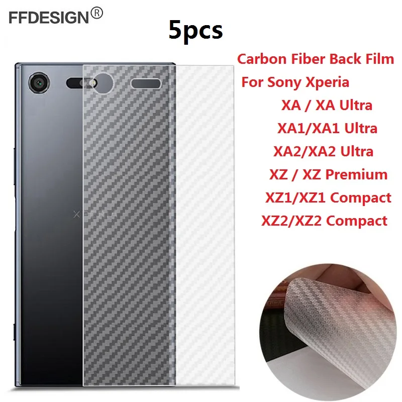Защитная пленка для задней панели из углеродного волокна Sony Xperia XZ1 XZ2 компактная