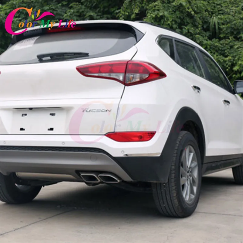 Наклейка на передний или задний бампер для Hyundai Tucson 2015 2017|car bumper strips|bumper strips carsfront