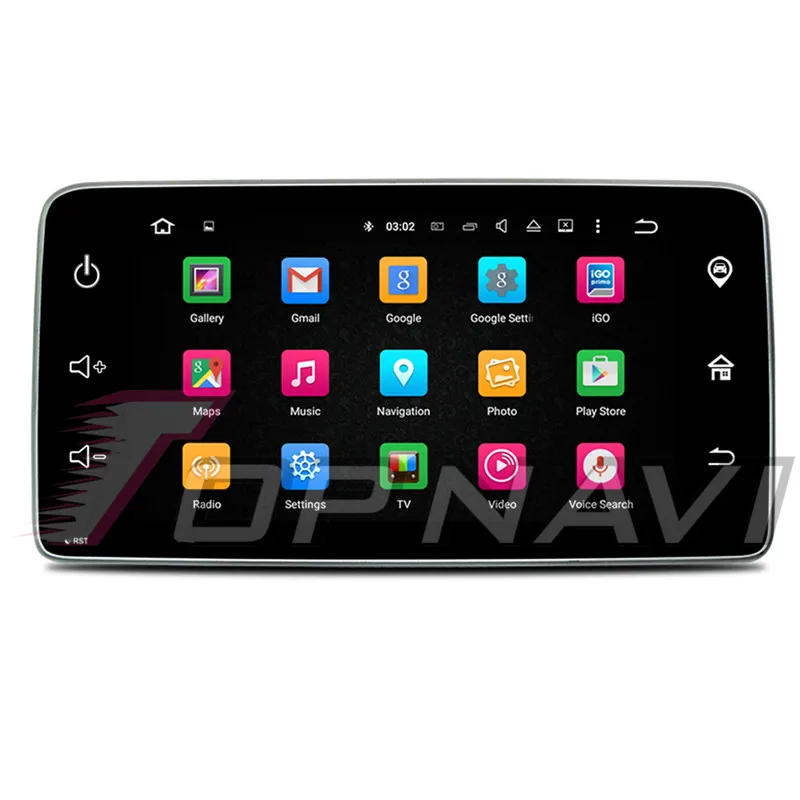 TOPNAVI Android 8 0 Octa Core автомобильный gps навигации для Benz Smart 2015 10 стерео проигрыватель