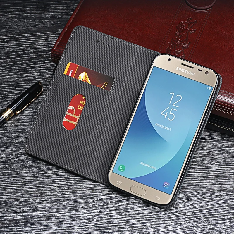 IDEWEI For Samsung Galaxy J3 2017 Euro Cover Luxury Leather Flip Case J330 Protective Phone Back | Мобильные телефоны и