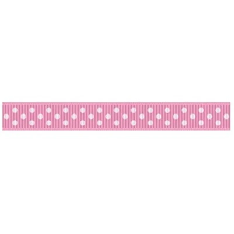 10yards/lot 9mm Width Classic Oblique Three Points Grosgrain Ribbon Polyester Ribbed Printing Dot Fabric DIY Hand-made Webbing | Дом и сад